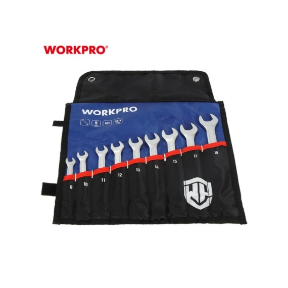 Workpro Csillag-villás kulcs készlet Cr-V 9 db