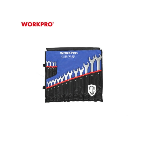 Workpro Csillag-villás kulcs készlet Cr-V 16 db
