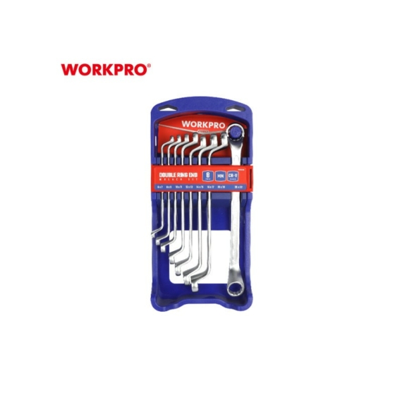 Workpro Csillagkulcs készlet hajlított Cr-V 8 db