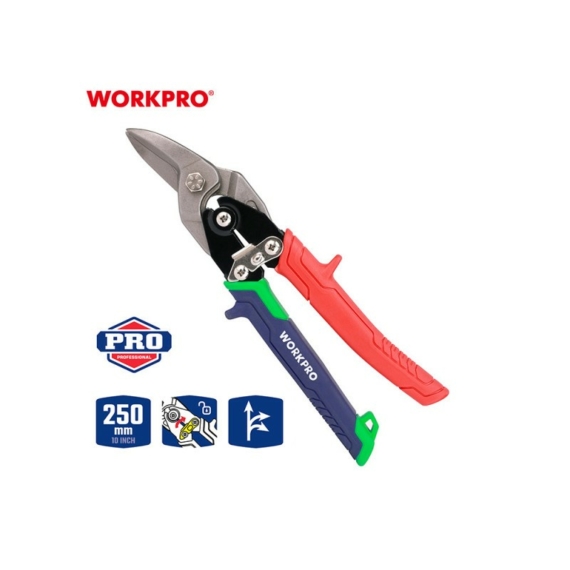 Workpro Lemezvágó olló jobbos 250 mm
