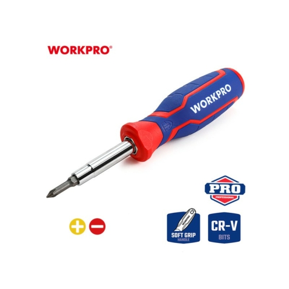 Workpro Csavarhúzó készlet 6 IN 1