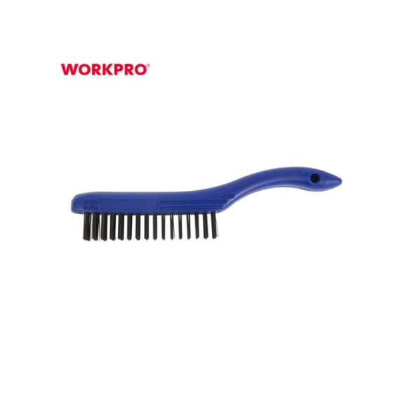 Workpro Drótkefe műanyag hajlított nyéllel