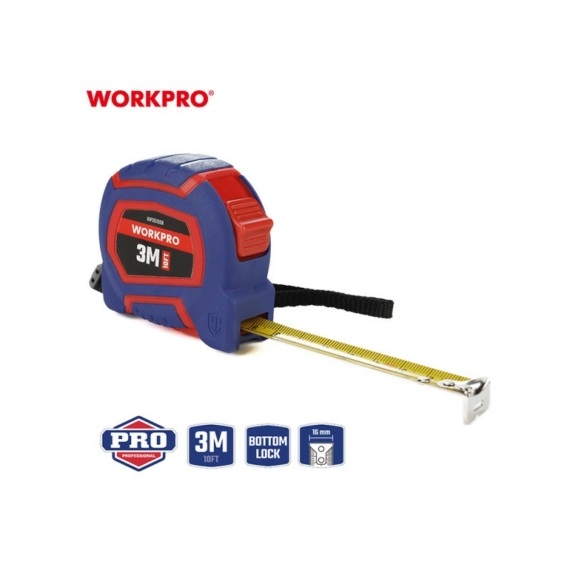 Workpro Mérőszalag 3m(10ft)x16mm