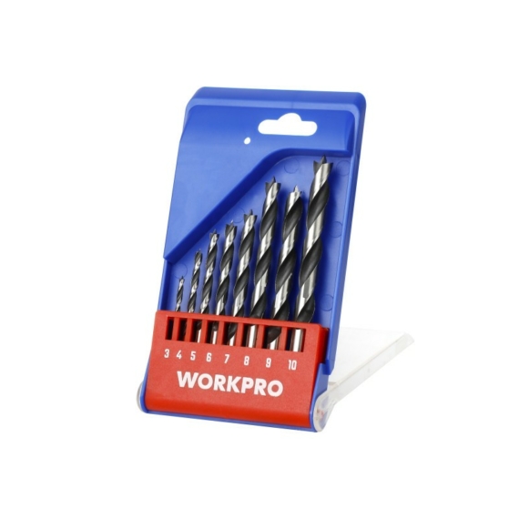 Workpro Fúrószár készlet fa 8 db (3-10)